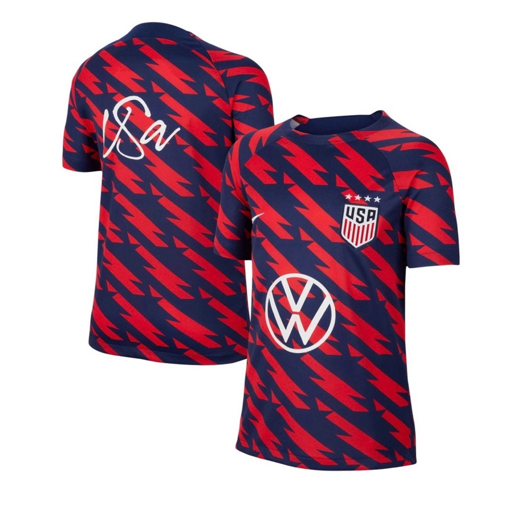 Nike USA Soccer Academy Pro Youth Size XL Pre-Match Jersey Football Shirt NWT